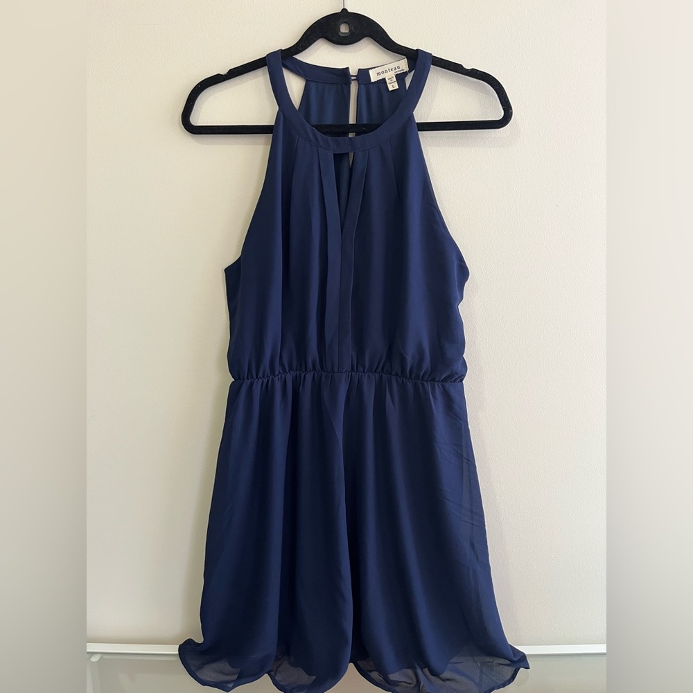 Monteau navy blue dress